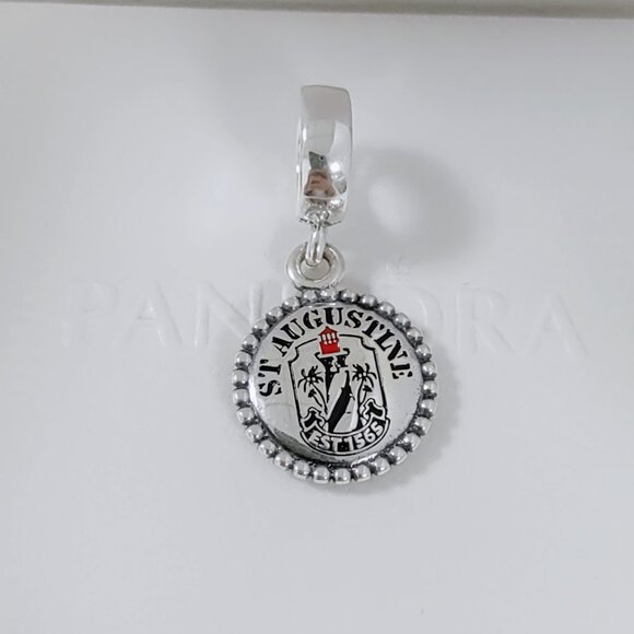 Pandora St. Augustine Florida Lighthouse Exclusive Dangle Charm Bracelet Pendant - Picture 7 of 7